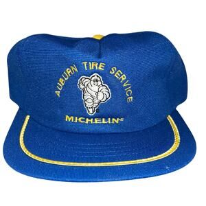 Vintage Michelin Tires Mesh Snapback Hat Cap USA Swingster Trucker Race USA EUC